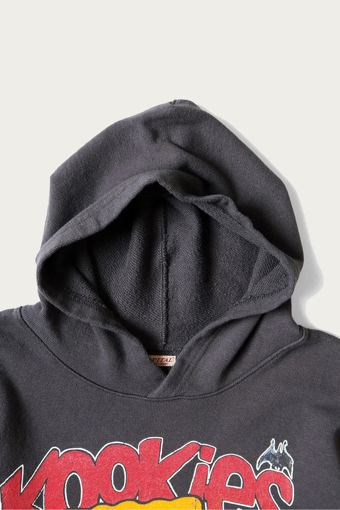 Kapital - SWT Knit Hoodie (BUSTER PECKISH RAINBOWY) - Ink Black - Canoe Club