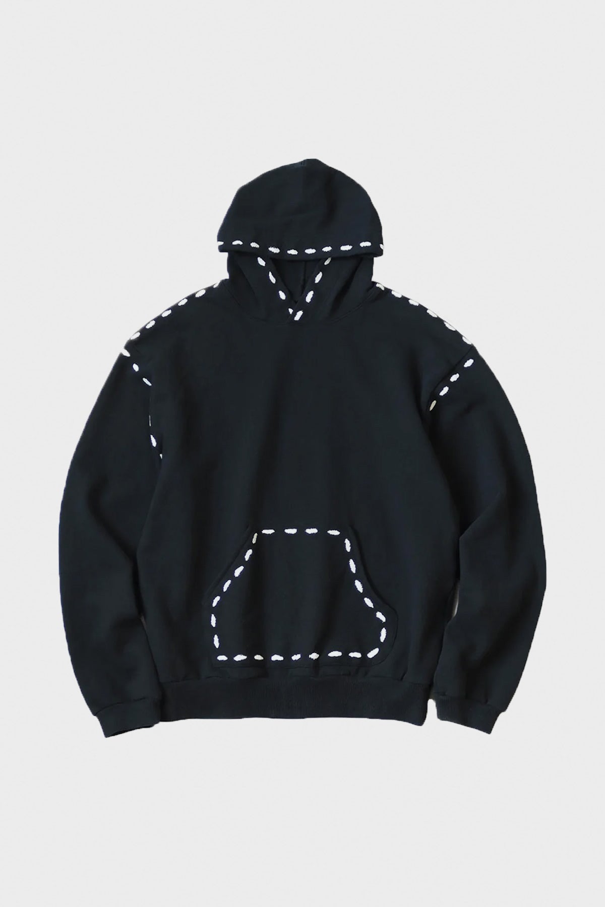 Kapital - SWT Knit MARIONETTE Hoodie - Black - Canoe Club