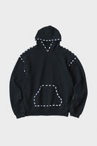 Kapital - SWT Knit MARIONETTE Hoodie - Black - Canoe Club