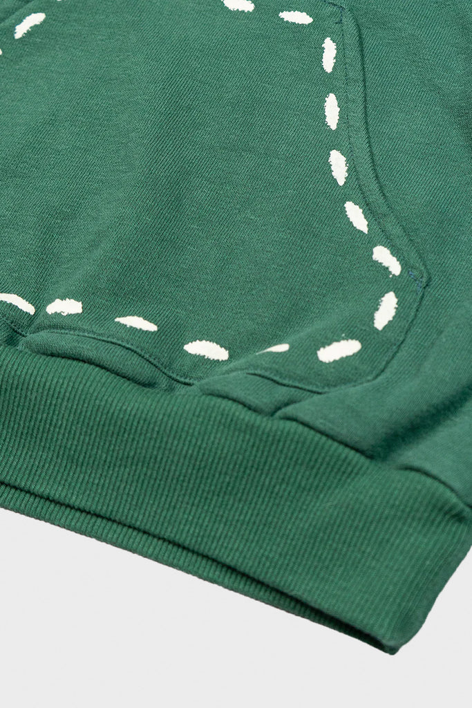 Kapital - SWT Knit MARIONETTE Hoodie - Green - Canoe Club