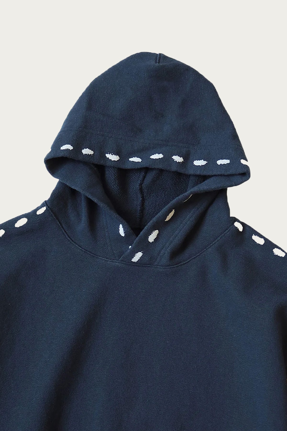 Kapital - SWT Knit MARIONETTE Hoodie - Navy - Canoe Club