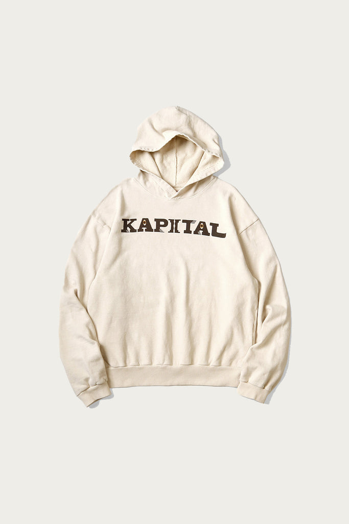 Kapital - SWT Knit Hoodie (SPEAKEASY KAPITAL) - Natural - Canoe Club