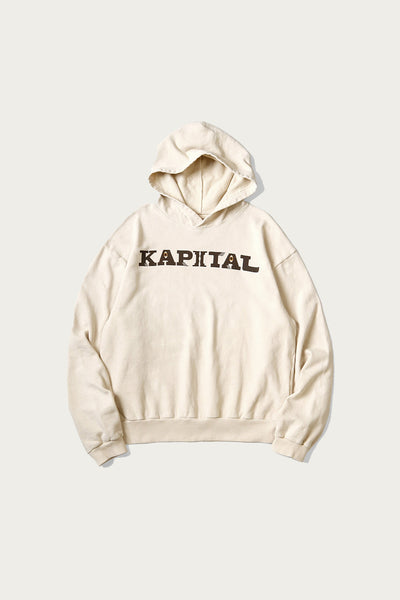 Kapital SWT Knit Hoodie (SPEAKEASY KAPITAL) | Natural | Canoe Club