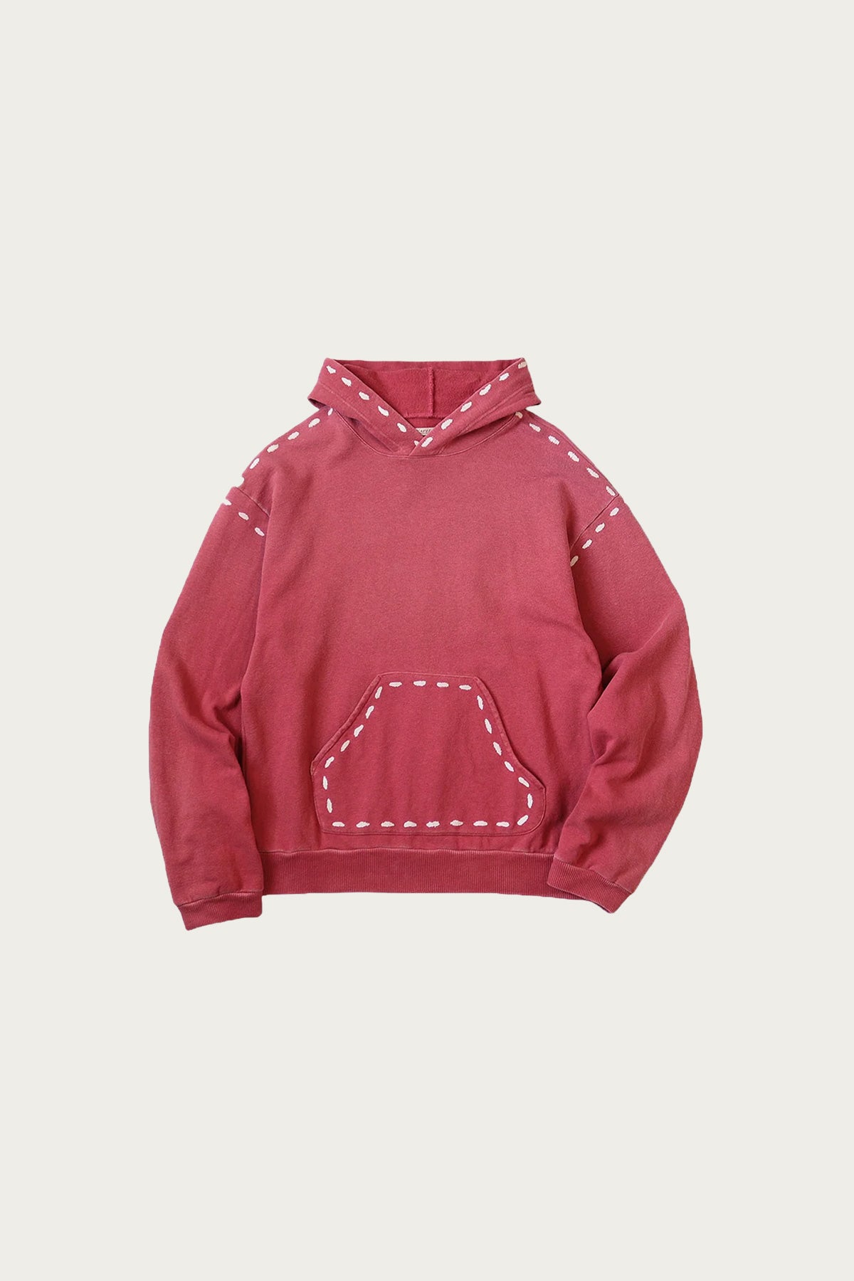 Kapital - SWT Knit MARIONETTE Hoodie(PRO) - Faded Red - Canoe Club