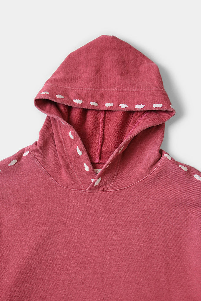 Kapital - SWT Knit MARIONETTE Hoodie(PRO) - Faded Red - Canoe Club