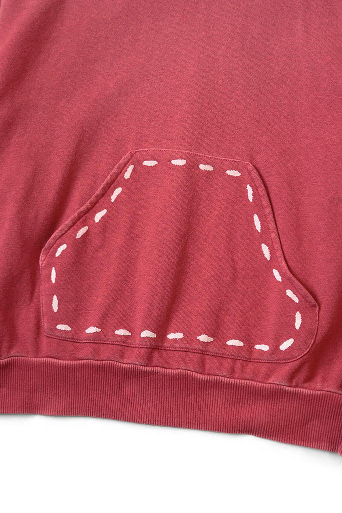 Kapital - SWT Knit MARIONETTE Hoodie(PRO) - Faded Red - Canoe Club