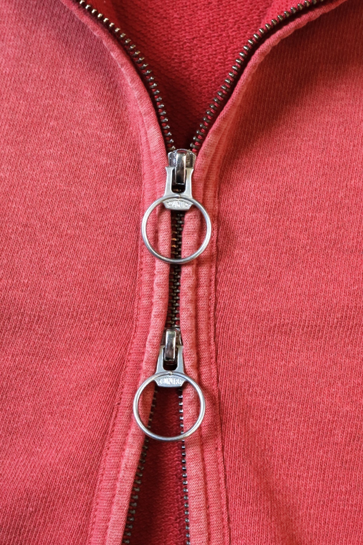 Kapital - SWT Knit ZIP-UP GYM Parka - Red - Canoe Club