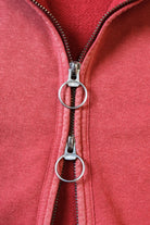 Kapital - SWT Knit ZIP-UP GYM Parka - Red - Canoe Club