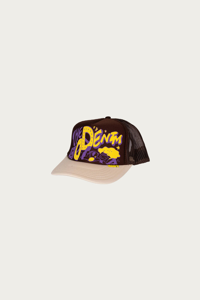 Kapital - TH.D.D.Track Cap - Brown/Beige - Canoe Club