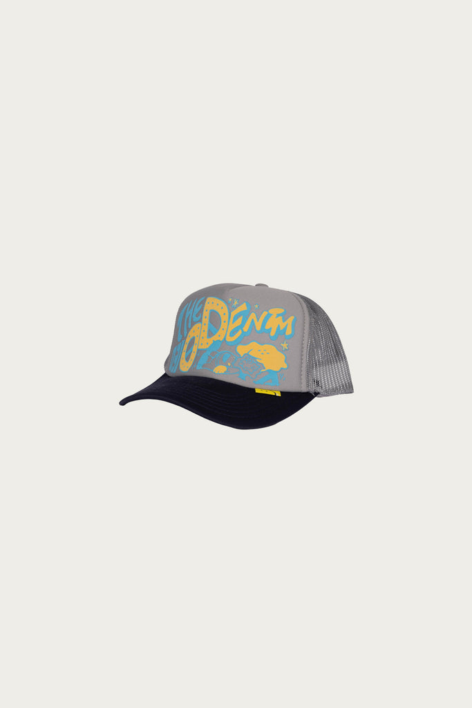 Kapital - TH.D.D.Track Cap - Grey/Navy - Canoe Club