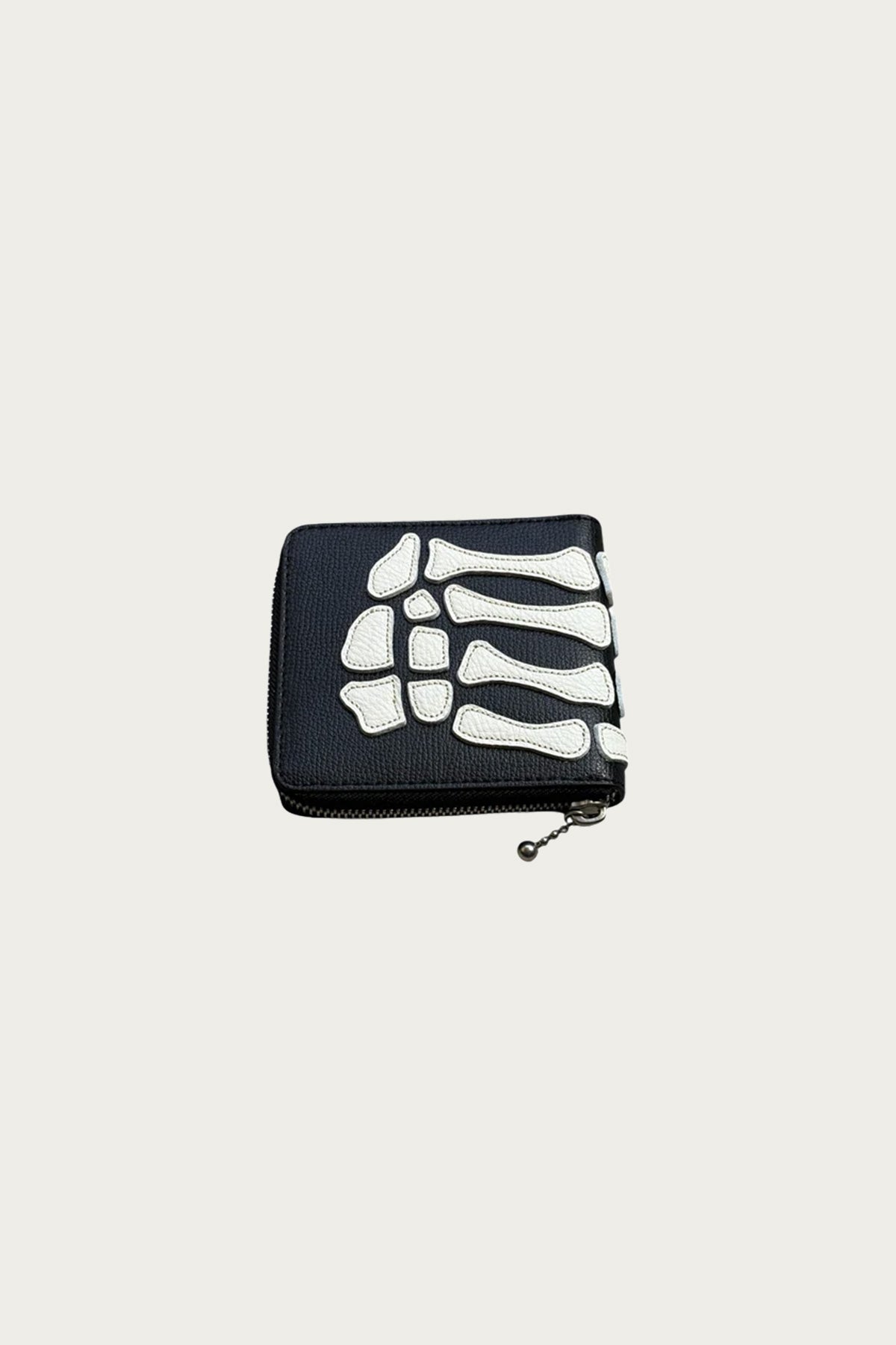 Kapital - THUMB-UP BONE BAND ZIP Wallet - Black - Canoe Club