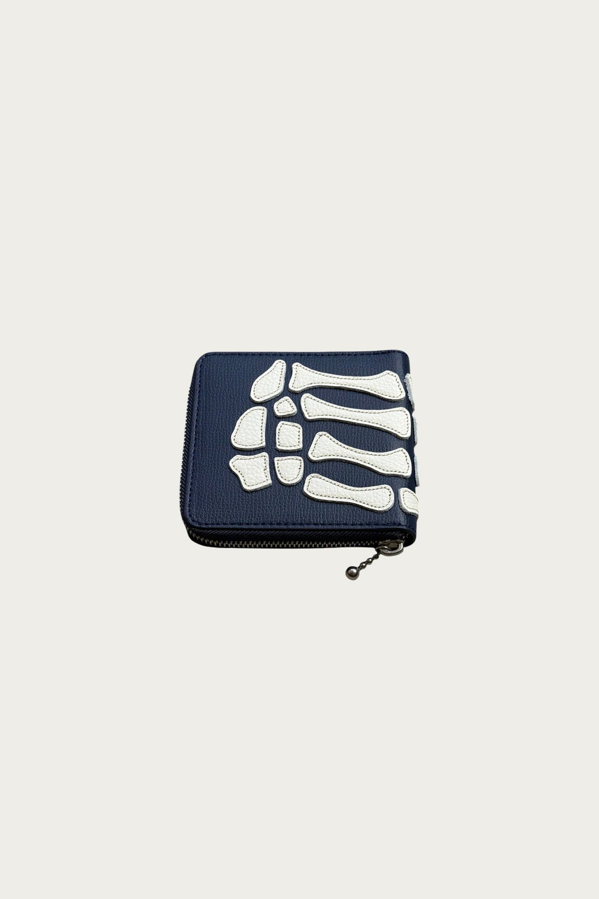 Kapital - THUMB-UP BONE BAND ZIP Wallet - Navy - Canoe Club