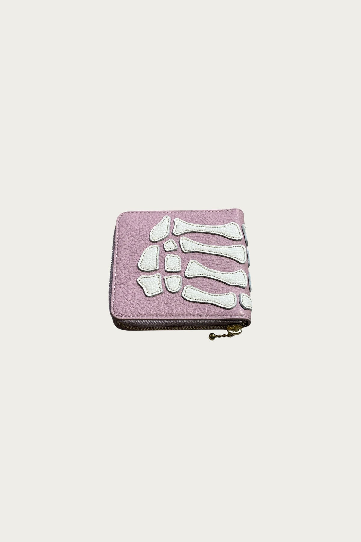 Kapital - THUMB-UP BONE BAND ZIP Wallet - Pink - Canoe Club