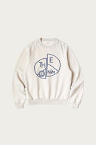 Kapital - TOP SWT Knit Raglan Crew SWT (TH.D.D.PEACE) - Natural - Canoe Club