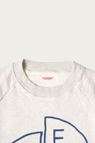 Kapital - TOP SWT Knit Raglan Crew SWT (TH.D.D.PEACE) - Natural - Canoe Club