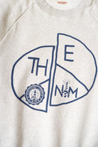 Kapital - TOP SWT Knit Raglan Crew SWT (TH.D.D.PEACE) - Natural - Canoe Club
