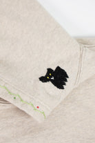 Kapital - TOP SWT Knit Hoodie (BLACK CAT) - Natural - Canoe Club