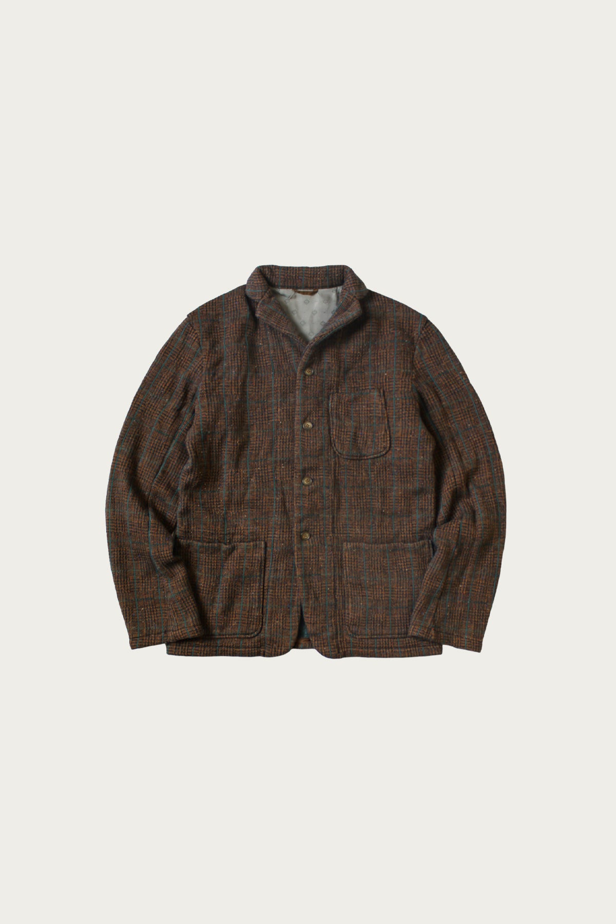 Kapital Fleece Tweed KOBE JKT | Brown | Canoe Club