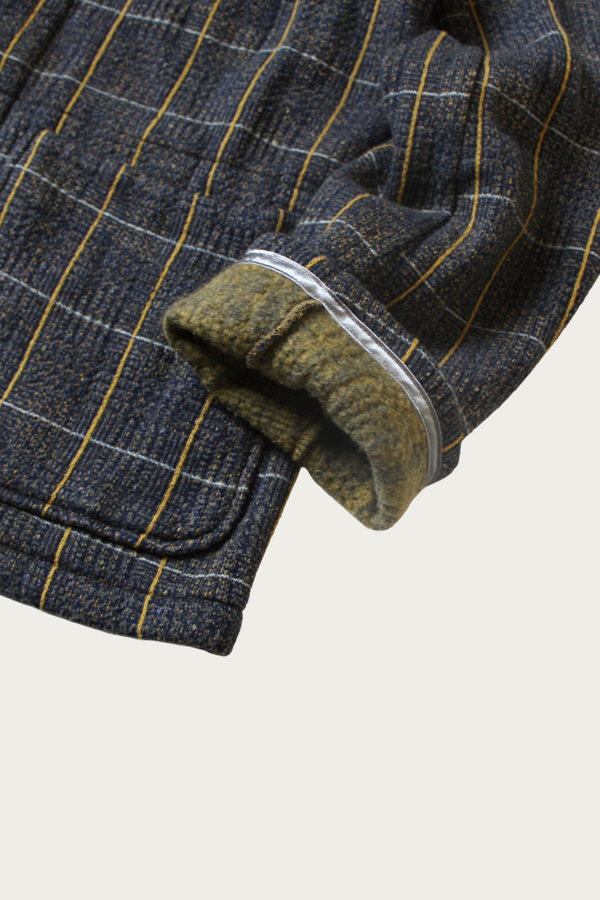 Kapital - Fleece Tweed KOBE JKT - G-Y - Canoe Club