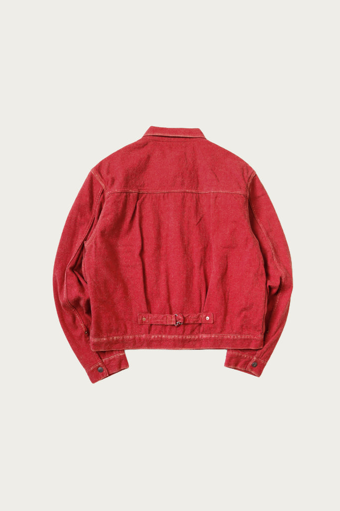 Kapital - Twill Aging-Wool 1st JKT - Faded Red - Canoe Club