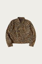 Kapital - Twill Aging-Wool Leopard 1st JKT - Brown - Canoe Club