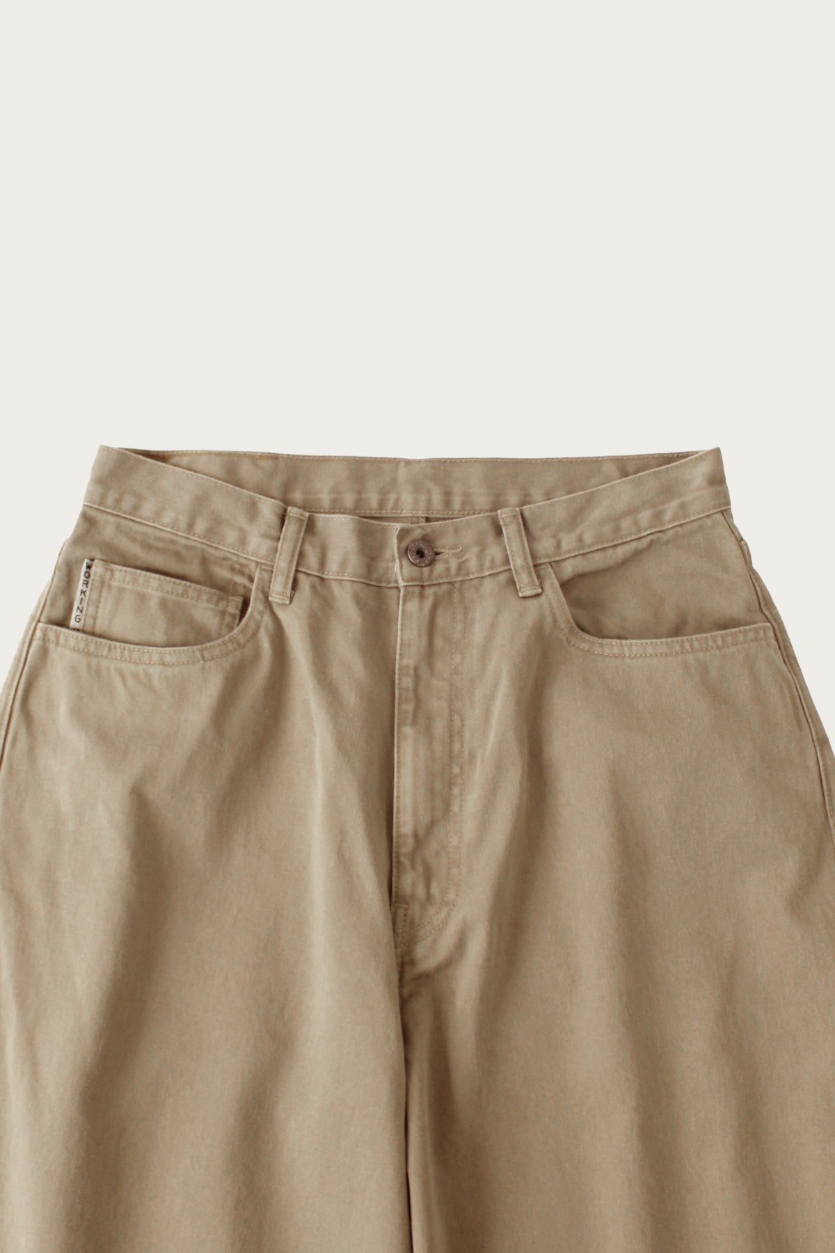 Kapital - Vintage Satin CLUB Baggy 5P Pants - Moca Beige - Canoe Club