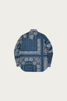Kapital - Viyella Flannel Bandanna HUSKY Western Shirt - Navy - Canoe Club