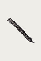 Kapital - WASHER Silk MOGA Scarf (ESCARGOT FLOWER) - Black - Canoe Club