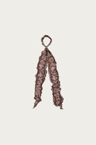 Kapital - WASHER Silk MOGA Scarf (ESCARGOT FLOWER) - Brown - Canoe Club