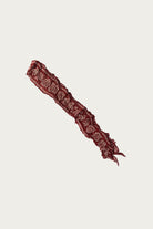 Kapital - WASHER Silk MOGA Scarf (ESCARGOT FLOWER) - Burgundy - Canoe Club