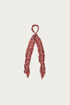 Kapital - WASHER Silk MOGA Scarf (ESCARGOT FLOWER) - Burgundy - Canoe Club