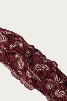 Kapital - WASHER Silk MOGA Scarf (PAISLEY) - Burgundy - Canoe Club