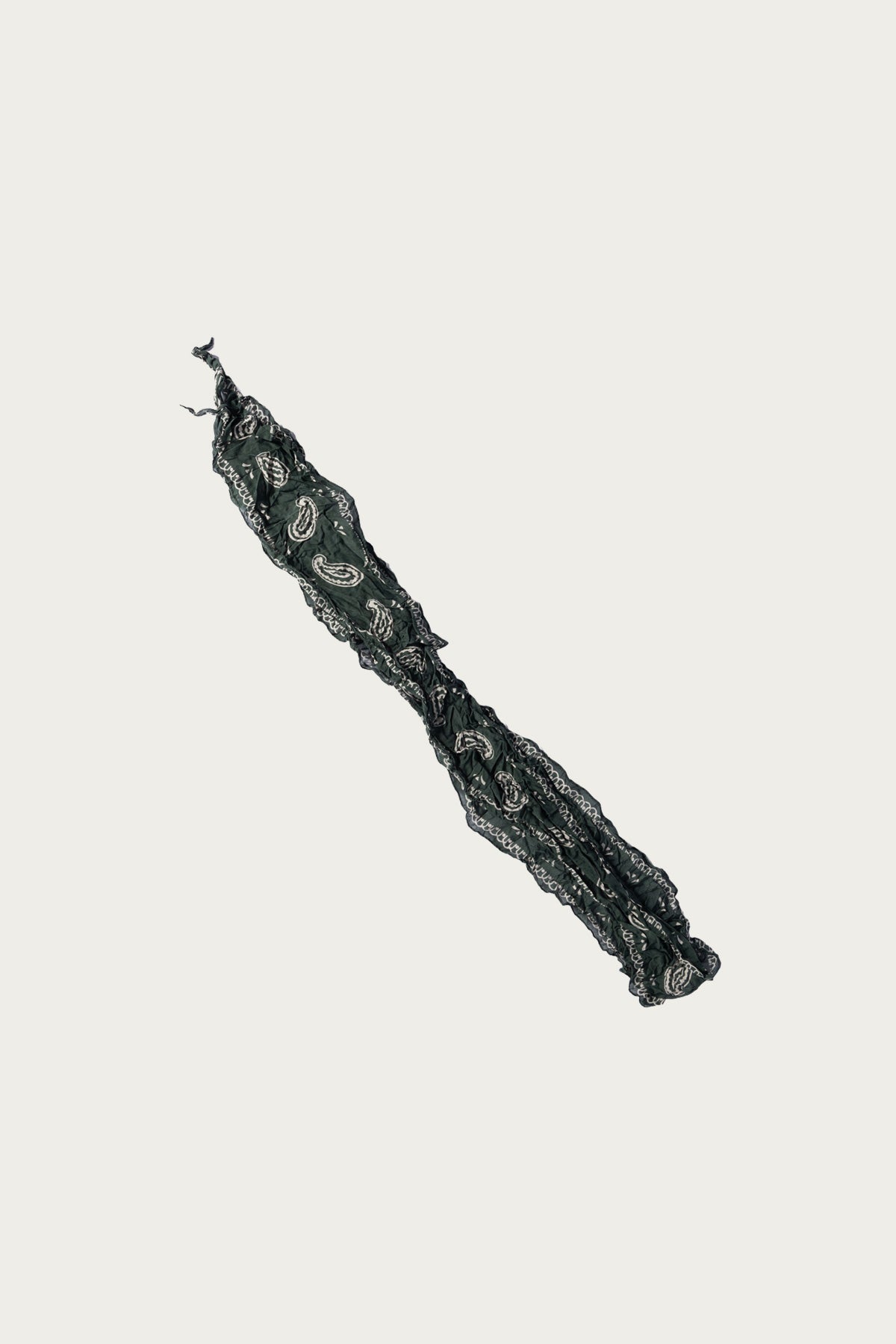 Kapital - WASHER Silk MOGA Scarf (PAISLEY) - Green - Canoe Club