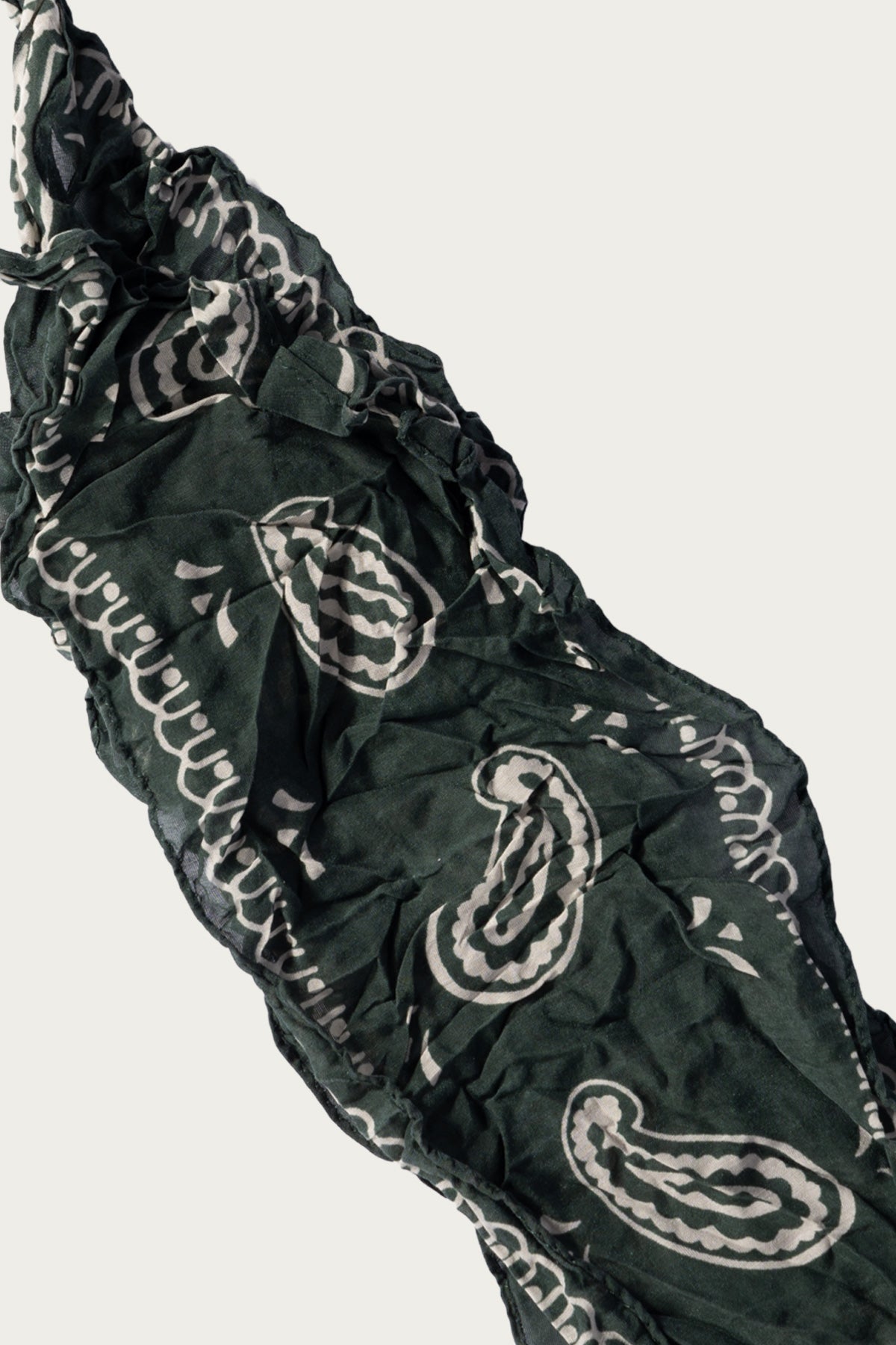 Kapital - WASHER Silk MOGA Scarf (PAISLEY) - Green - Canoe Club