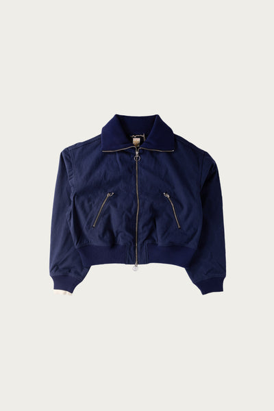 Kapital Water-Repellent Canvas ZIP-UP Blouson | Navy | Canoe Club
