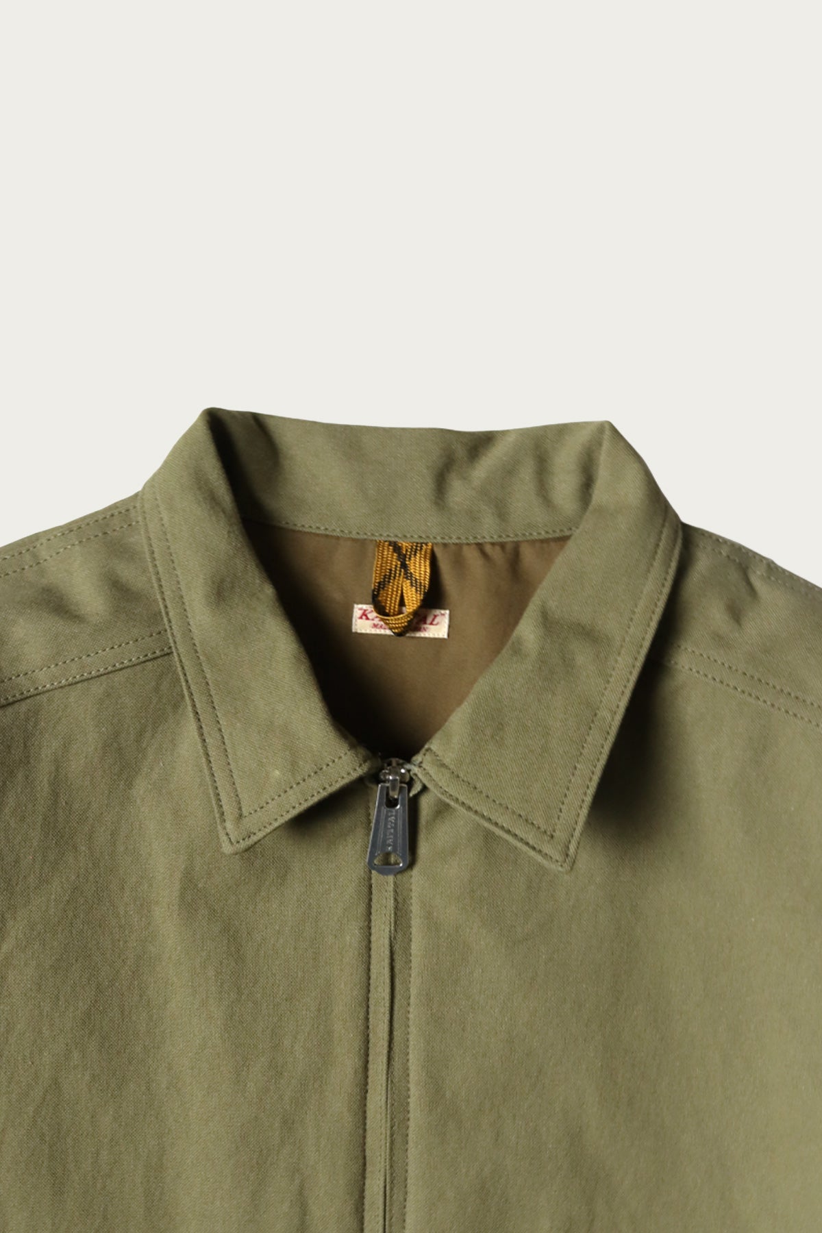 Kapital - Water-Repellent Canvas ZIP-UP KAYAK PAW-PAW Blouson - Khaki - Canoe Club