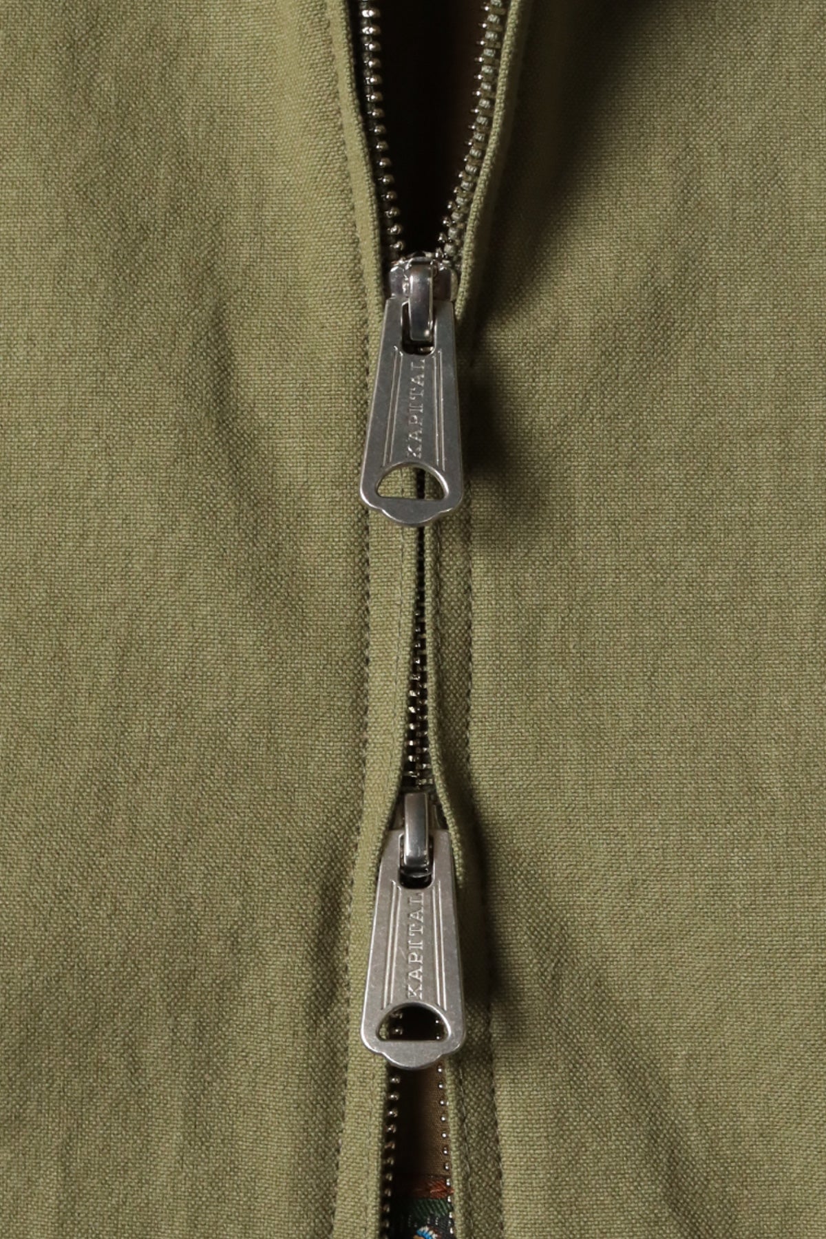 Kapital - Water-Repellent Canvas ZIP-UP KAYAK PAW-PAW Blouson - Khaki - Canoe Club