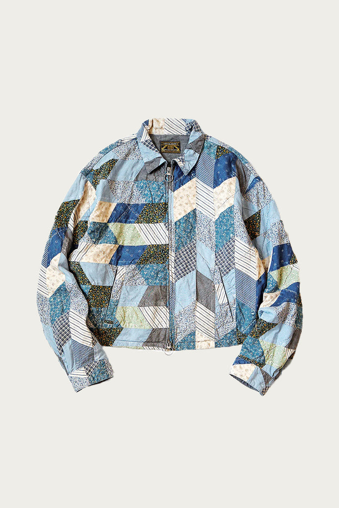 Kapital - YABANE Quilt Patchwork Drizzler JKT - Indigo - Canoe Club