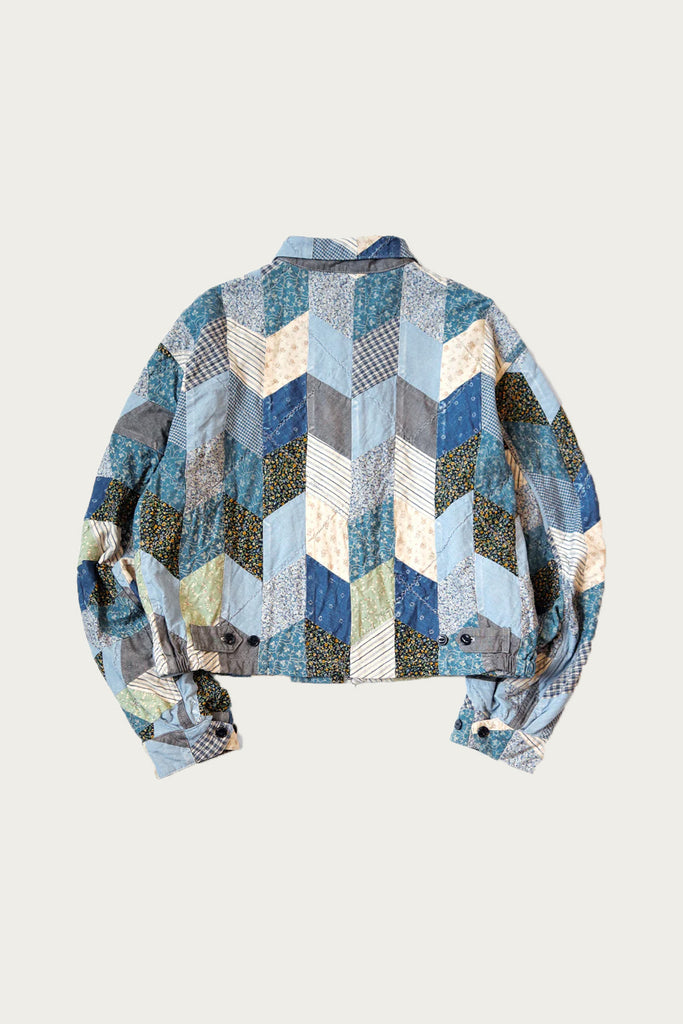 Kapital - YABANE Quilt Patchwork Drizzler JKT - Indigo - Canoe Club