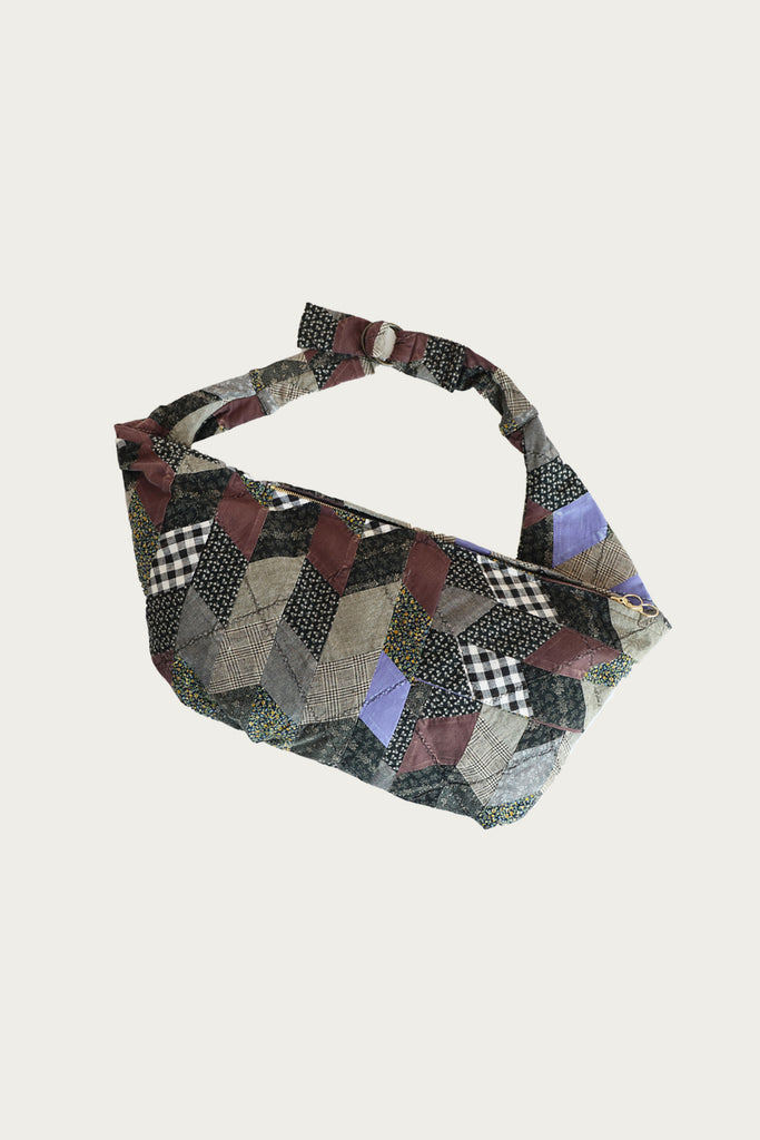 Kapital - YABANE Quilt Patchwork SNUFKIN Bag - Black - Canoe Club