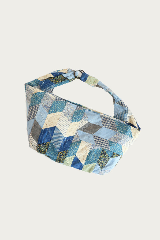 Kapital - YABANE Quilt Patchwork SNUFKIN Bag - Indigo - Canoe Club