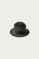 Kapital - 11.5oz BLKxBLK Denim The Old Man And The Sea Hat (Crash Remake) - Canoe Club