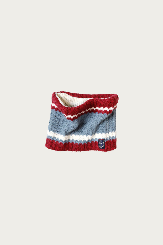 Kapital - 3G Wool Cable Snood - Engine Red - Canoe Club