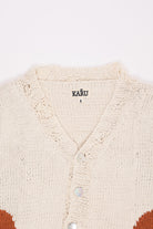 Karu Research - Hand Knit Cardigan - Intarsia Cardigan Naturally Dyed - Canoe Club