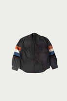 Khoki - Patchwork Denim Overshirt - Black - Canoe Club