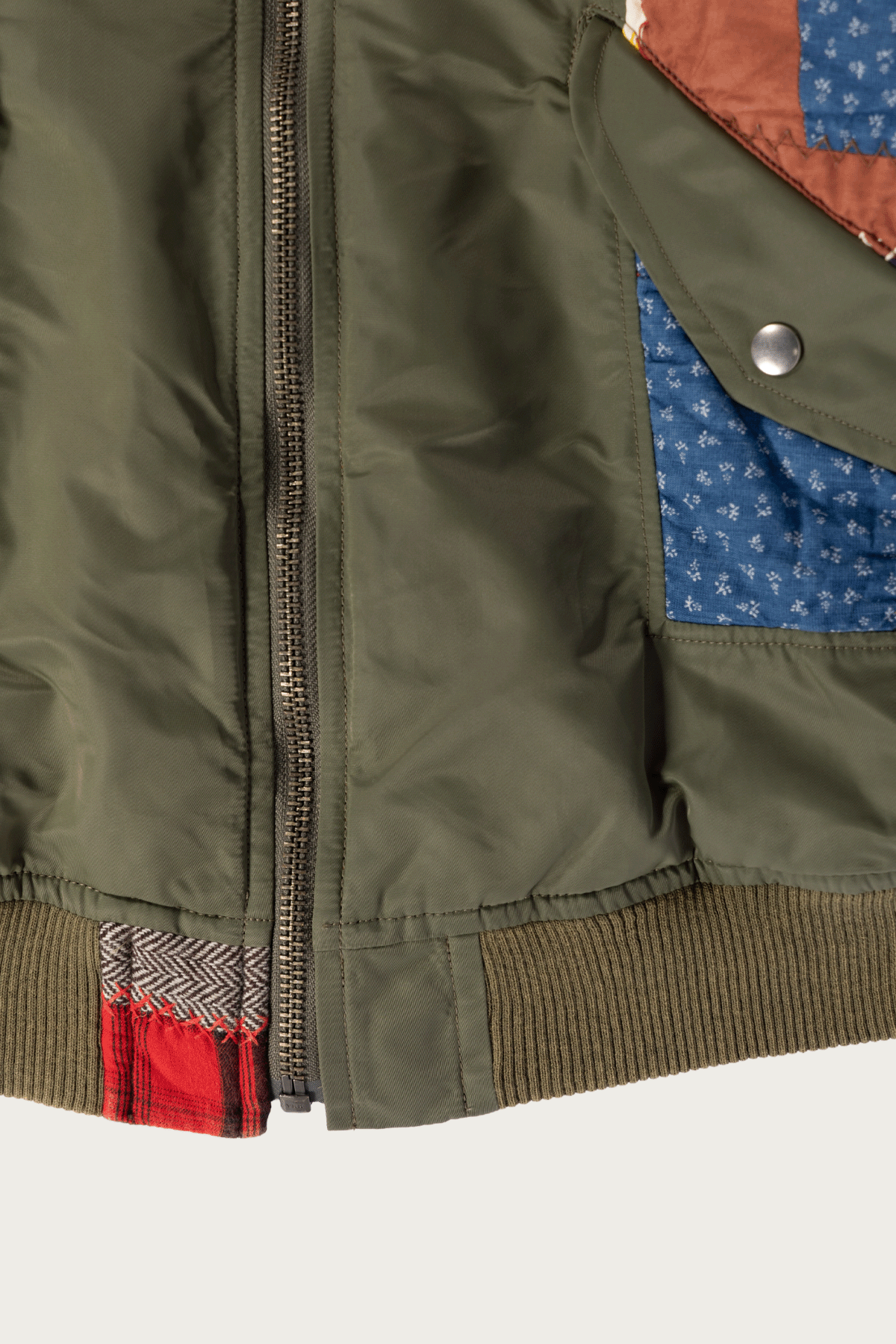 Khoki - Quilt Bomber Jacket - Khaki - Canoe Club