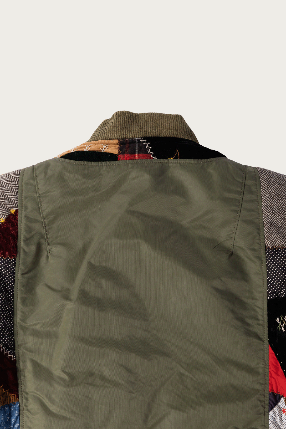 Khoki - Quilt Bomber Jacket - Khaki - Canoe Club