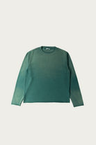 Khoki - Vintage-Effect Cotton Knit Pullover - Green - Canoe Club