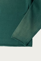 Khoki - Vintage-Effect Cotton Knit Pullover - Green - Canoe Club