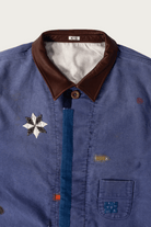 Khoki - Vintage-Finished Work Jacket - Blue - Canoe Club